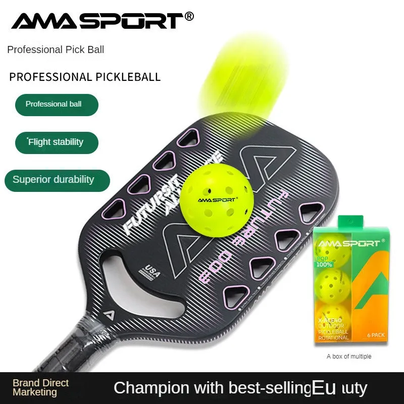 40 Hole Pickleballs Set Outdoor Pickleball Balls Rotational Lightweight USAPA Pickleball Ball