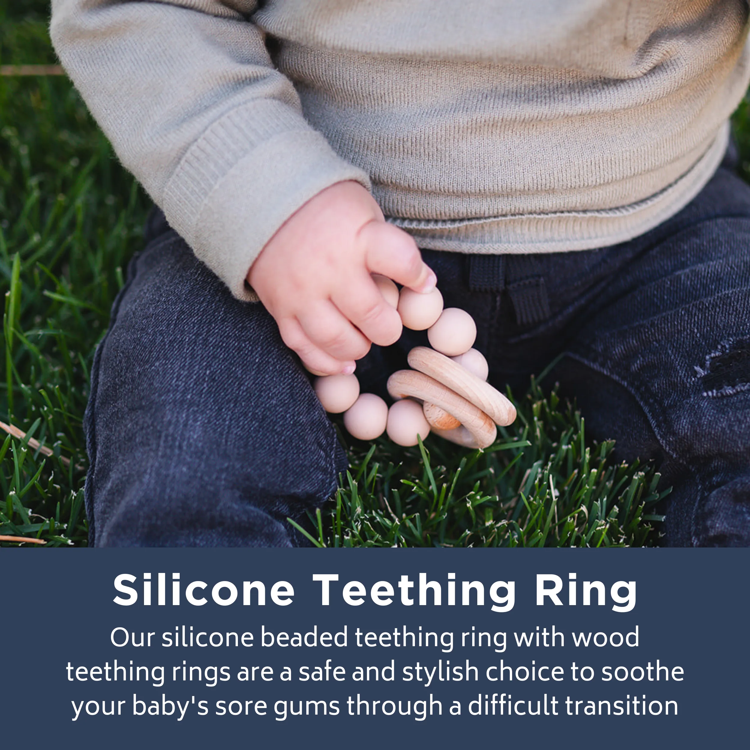 Babeehive Goods Mustard Teething Ring