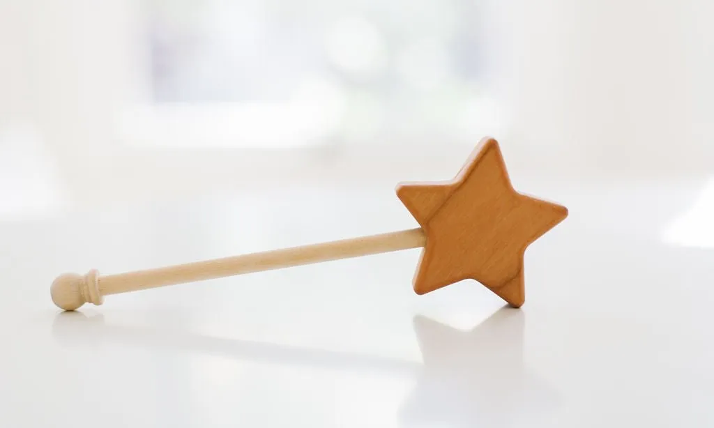 Bannor Wooden Star Wand
