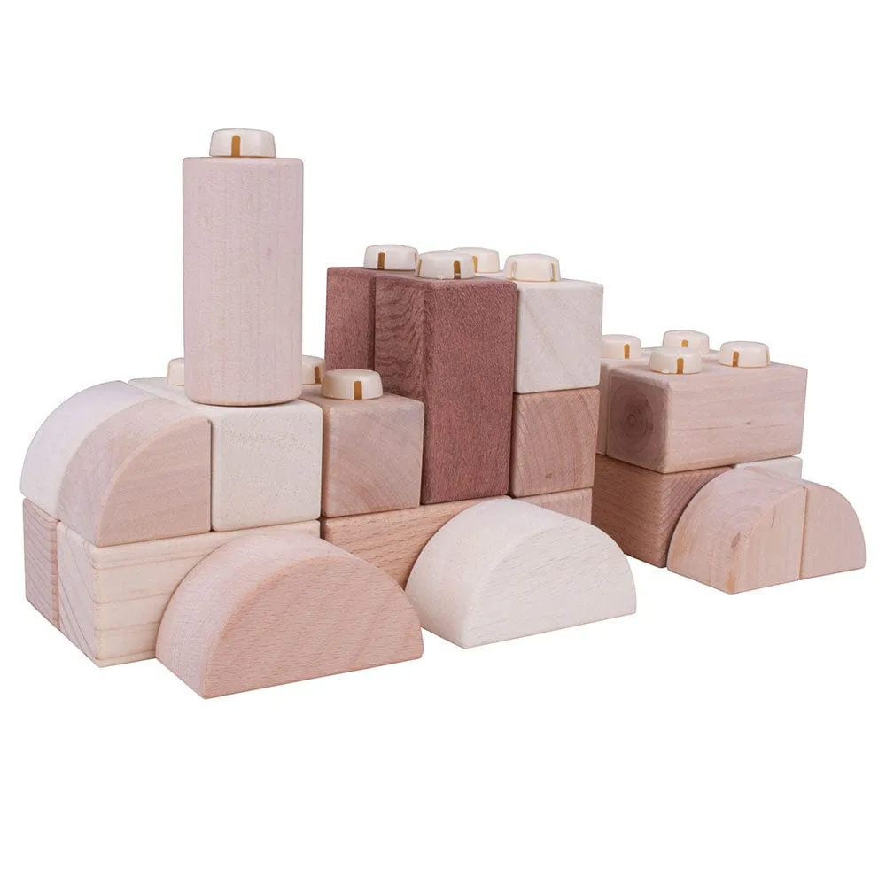 Bigjigs Toys Natural Wood Clicking Blocks