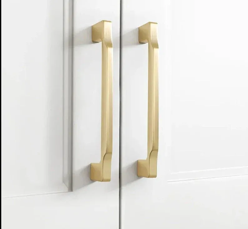 Brushed Copper Cabinet Handles Furniture Pulls