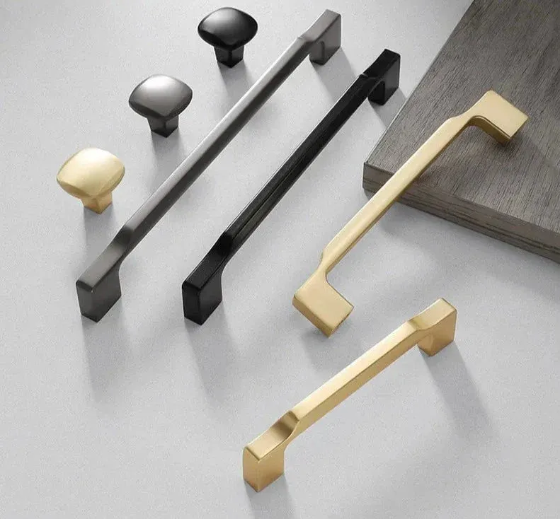 Brushed Copper Cabinet Handles Furniture Pulls
