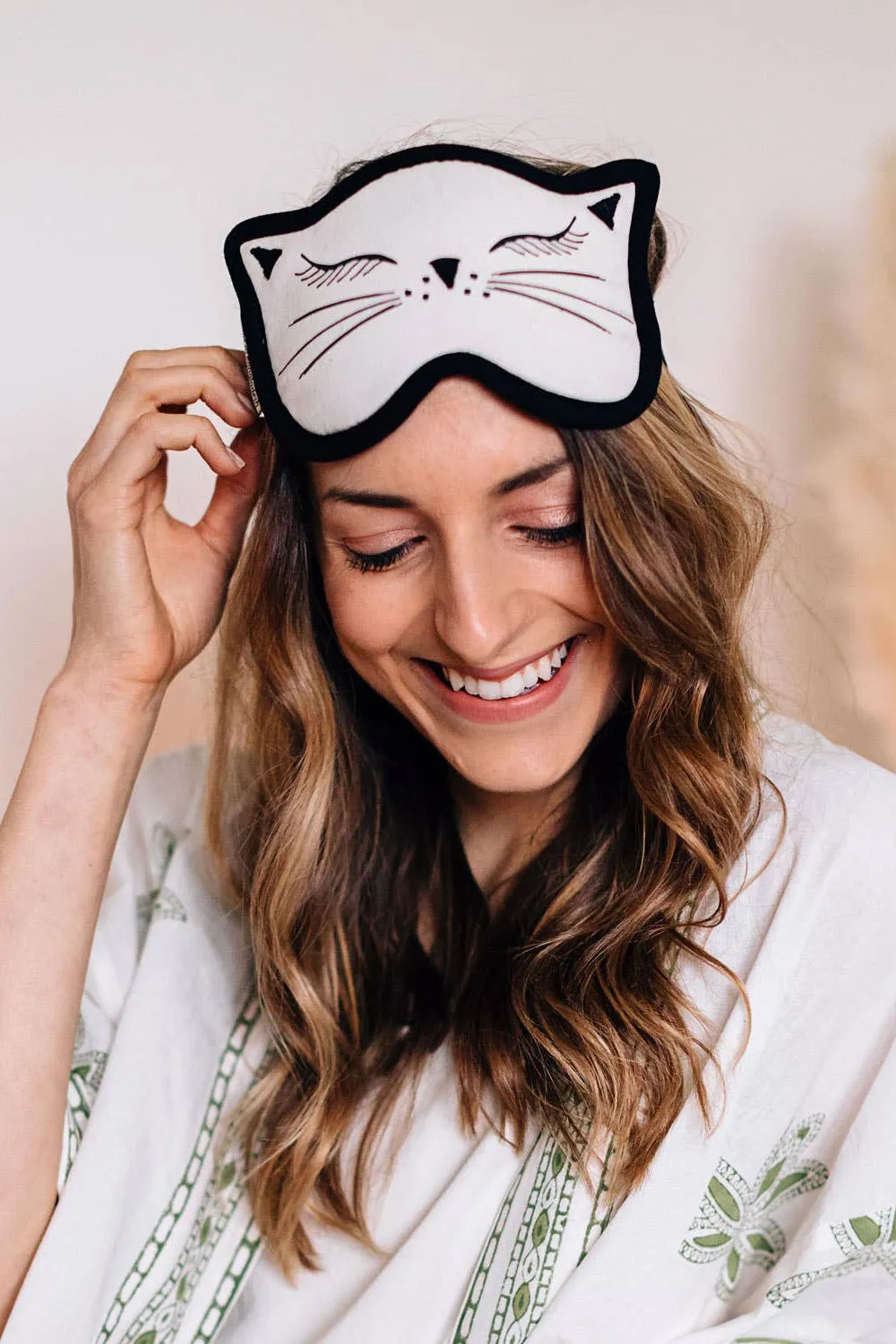 Cat Nap Velvet Sleep Mask