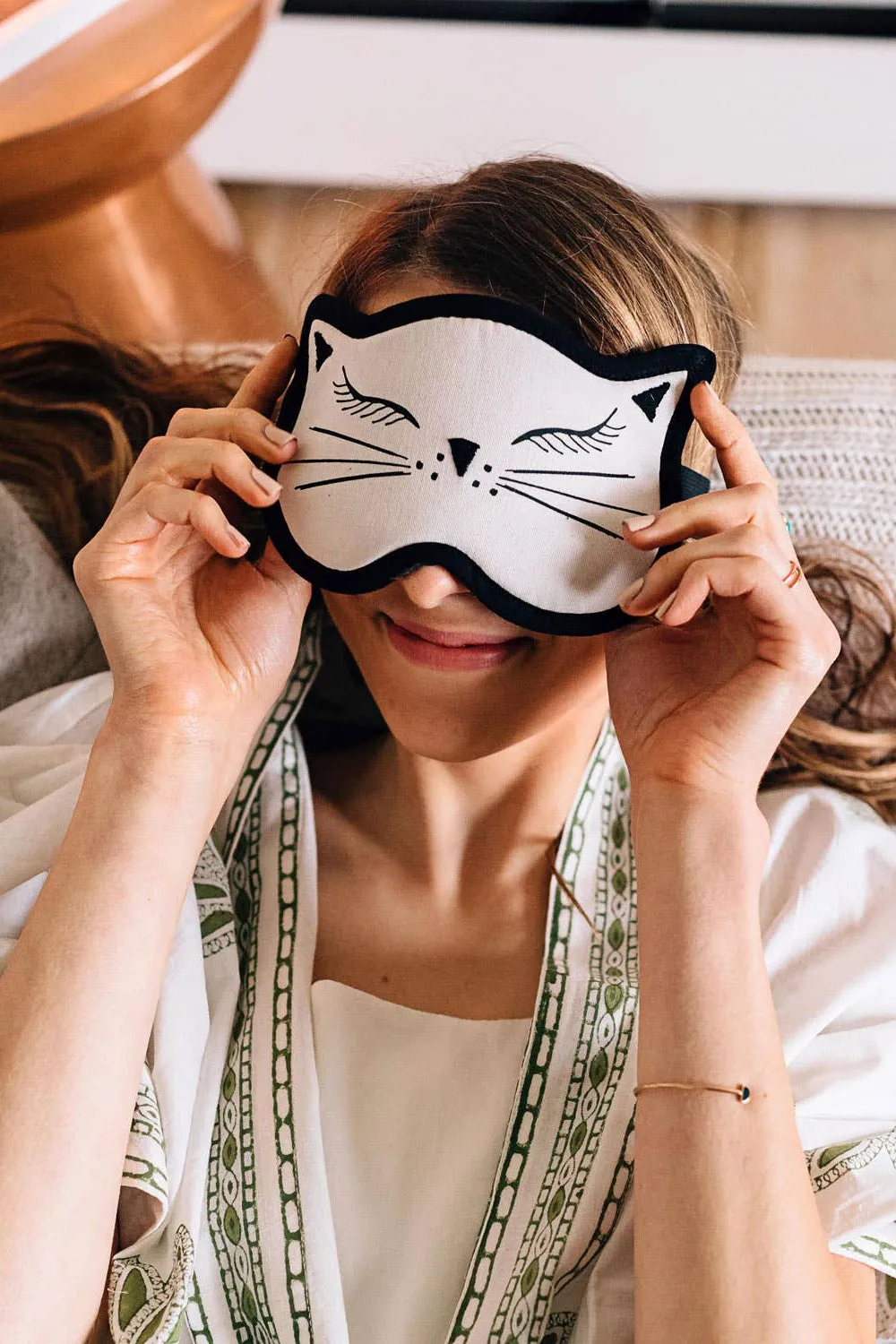 Cat Nap Velvet Sleep Mask