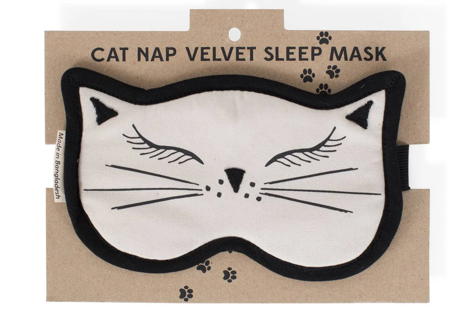 Cat Nap Velvet Sleep Mask