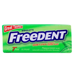 Freedent Peppermint Gum - 15 Sticks