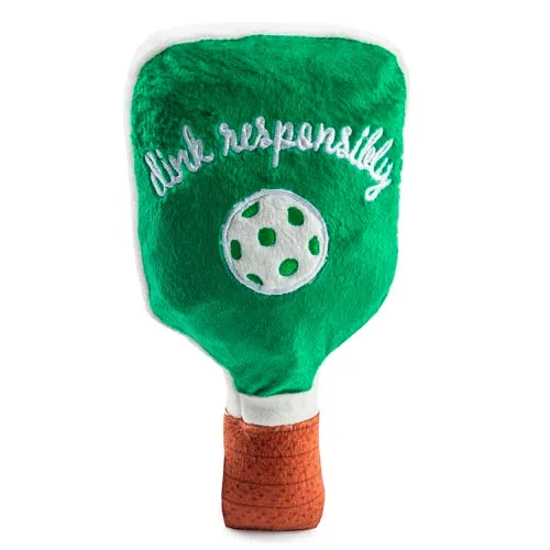 Green Stripe Pickball Paddle Dog Toy