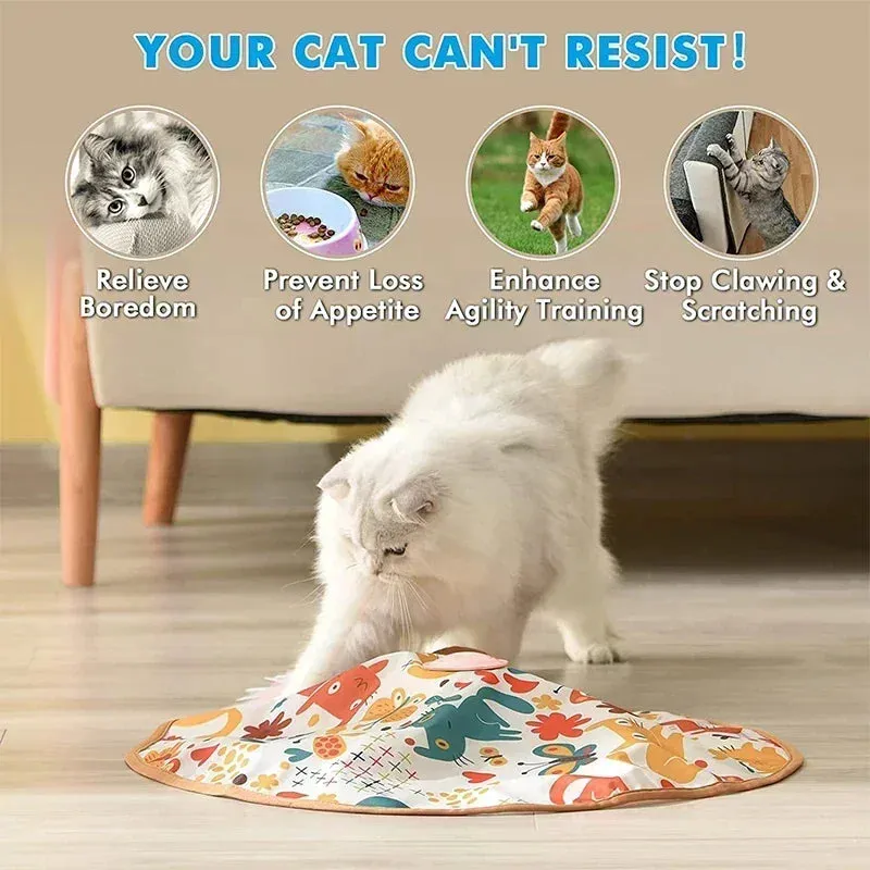 Interactive 360° Rotating Electric Cat Toy