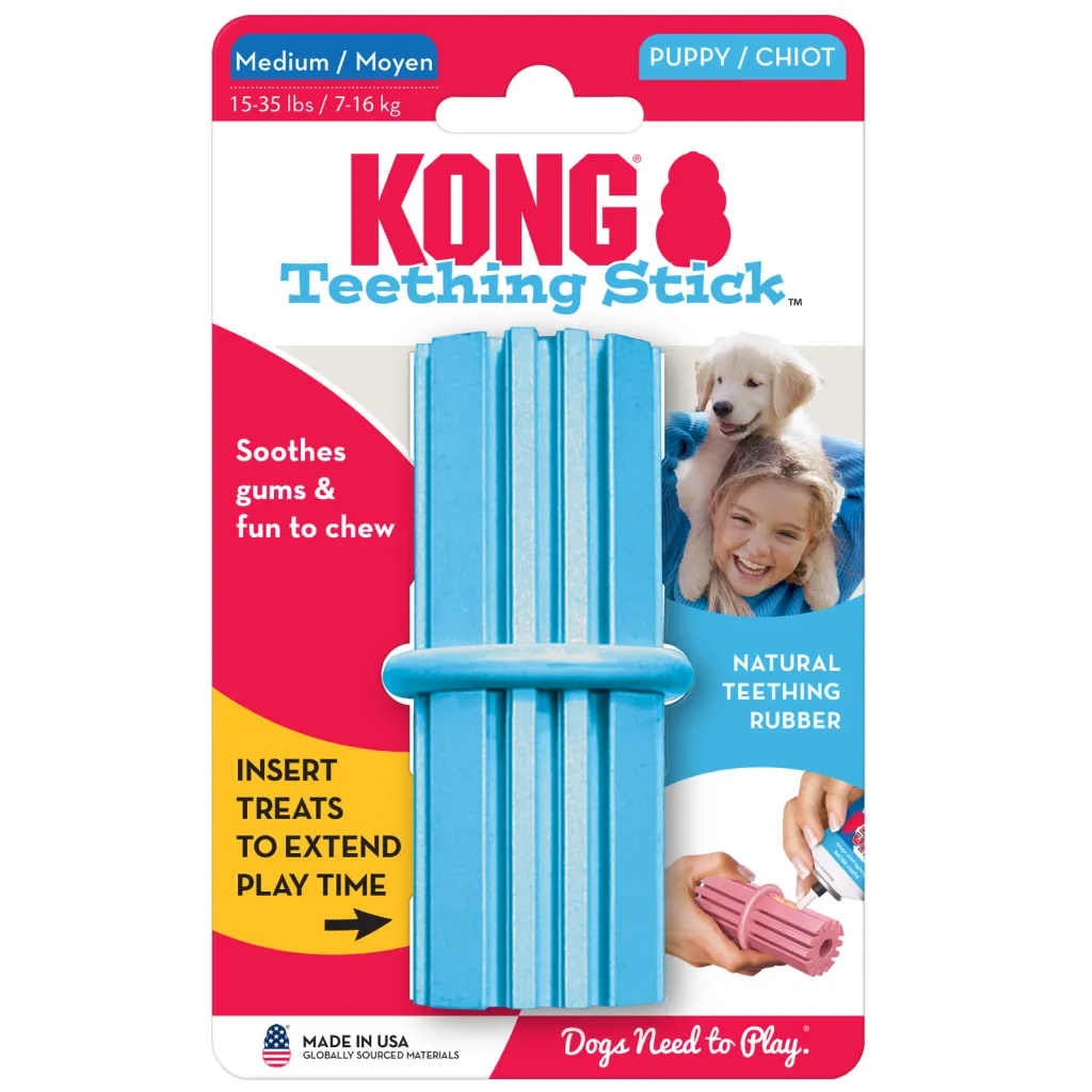 Kong Puppy Teething Stick Toy For Puppies (assorted colors)