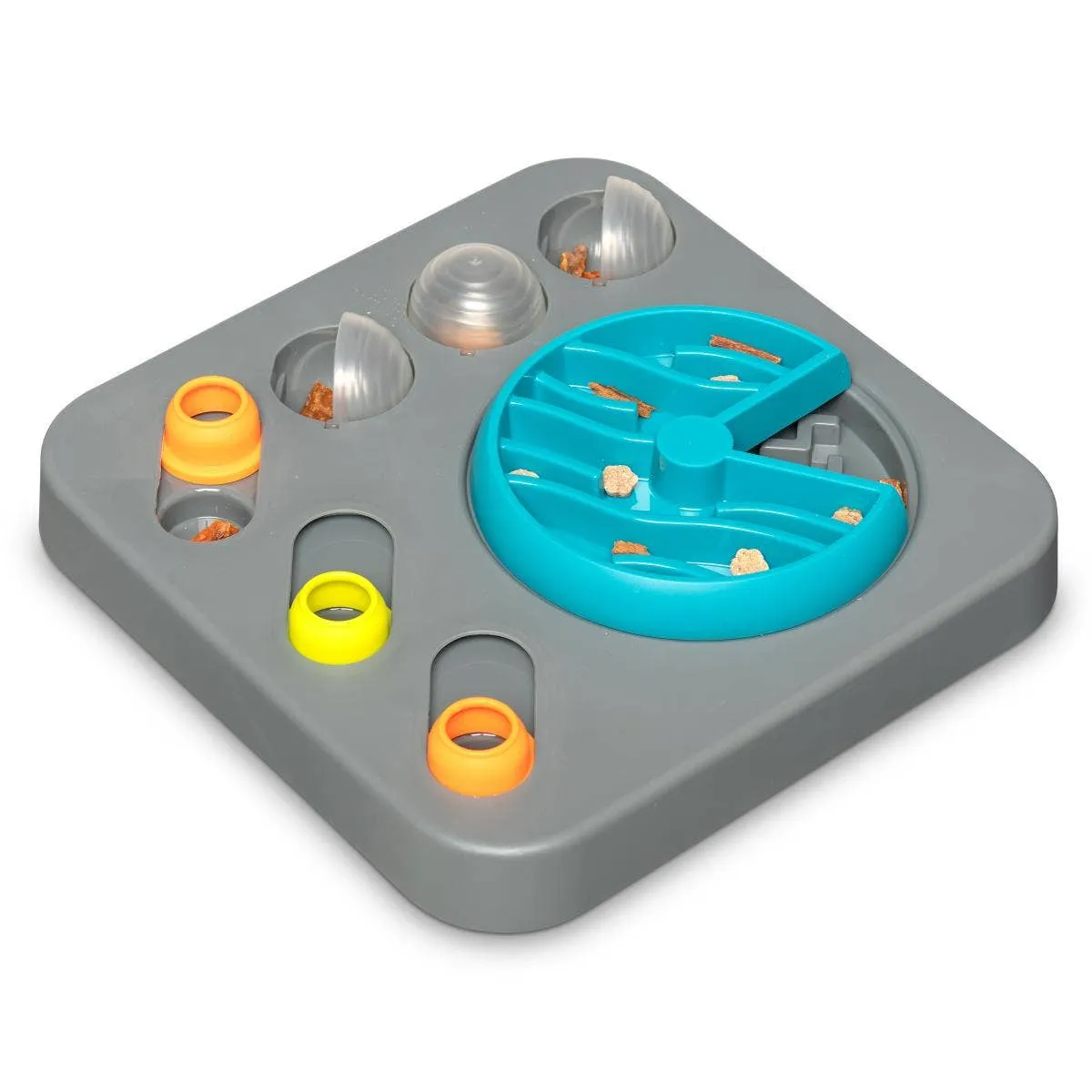 Messy Mutts Flip'n Slide Puzzler, Medium, 12.5" x 12.5",Grey