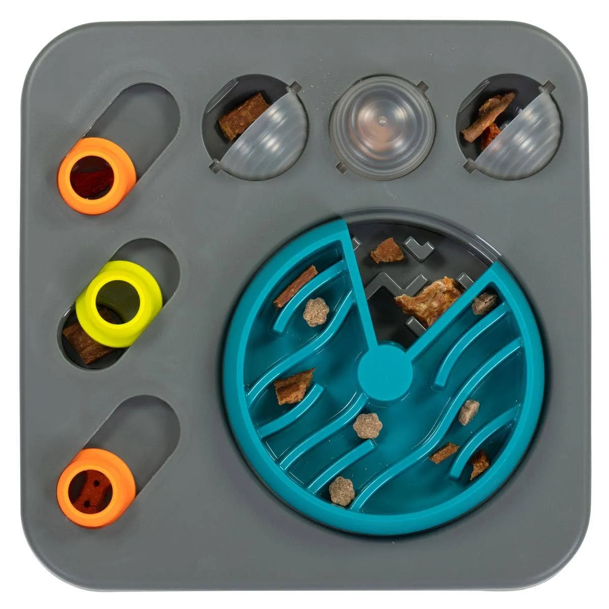Messy Mutts Flip'n Slide Puzzler, Medium, 12.5" x 12.5",Grey