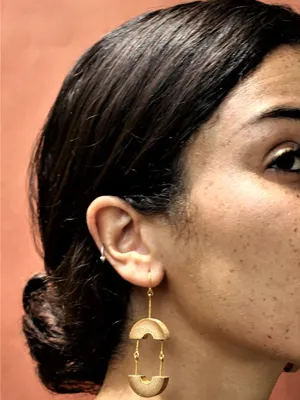 MUSKAAN Gold Double Arc