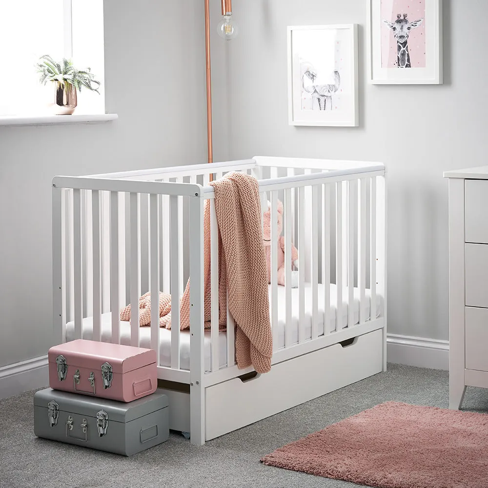 Obaby Bantam Cot - White