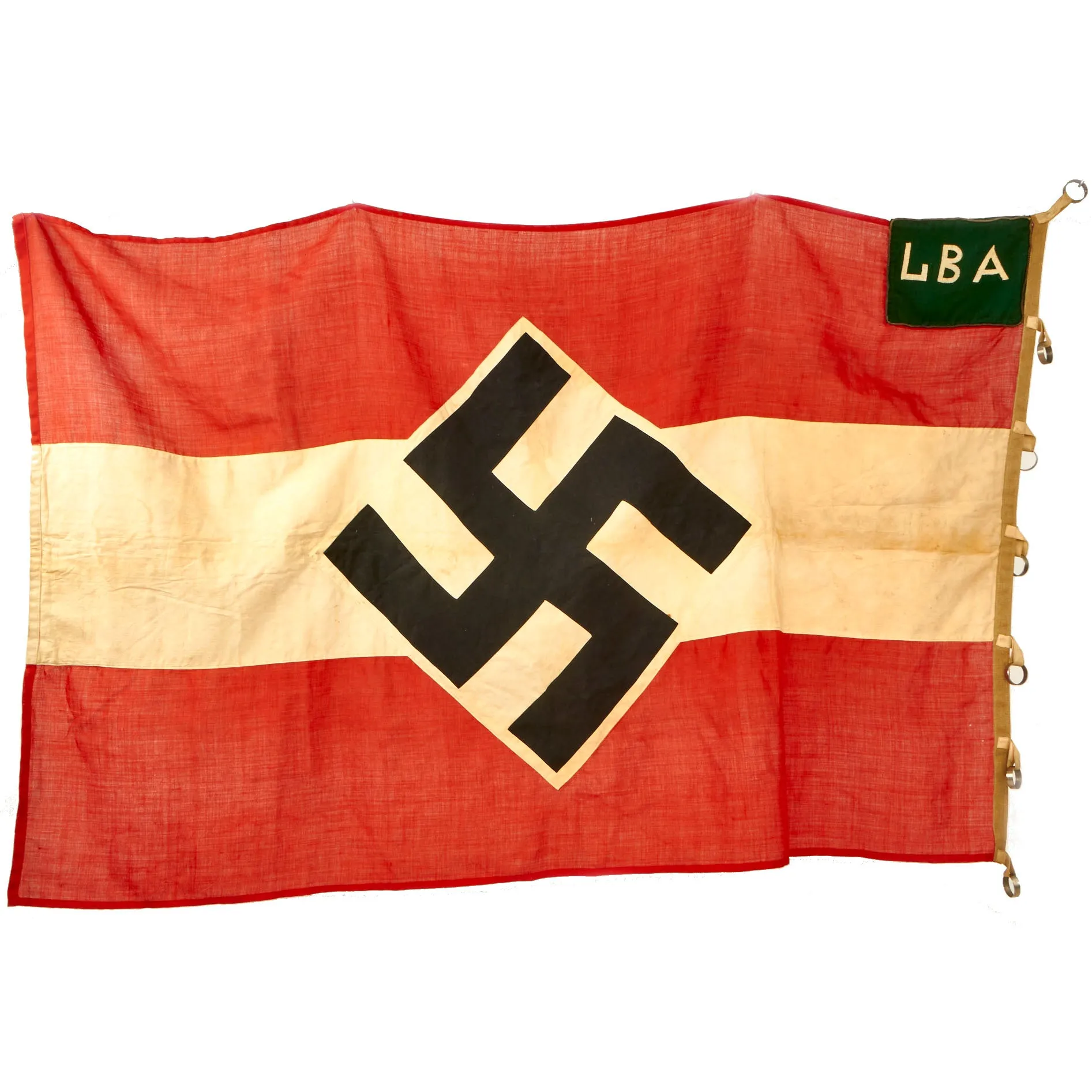 Original German WWII HJ National Youth Organization Teacher Training Institute Unit Parade Flag - 46” x 72”
