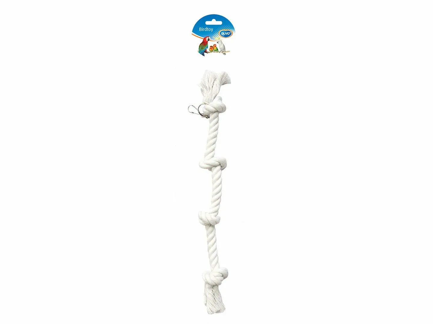 Parrot Rope With 4 Knots 50cm white