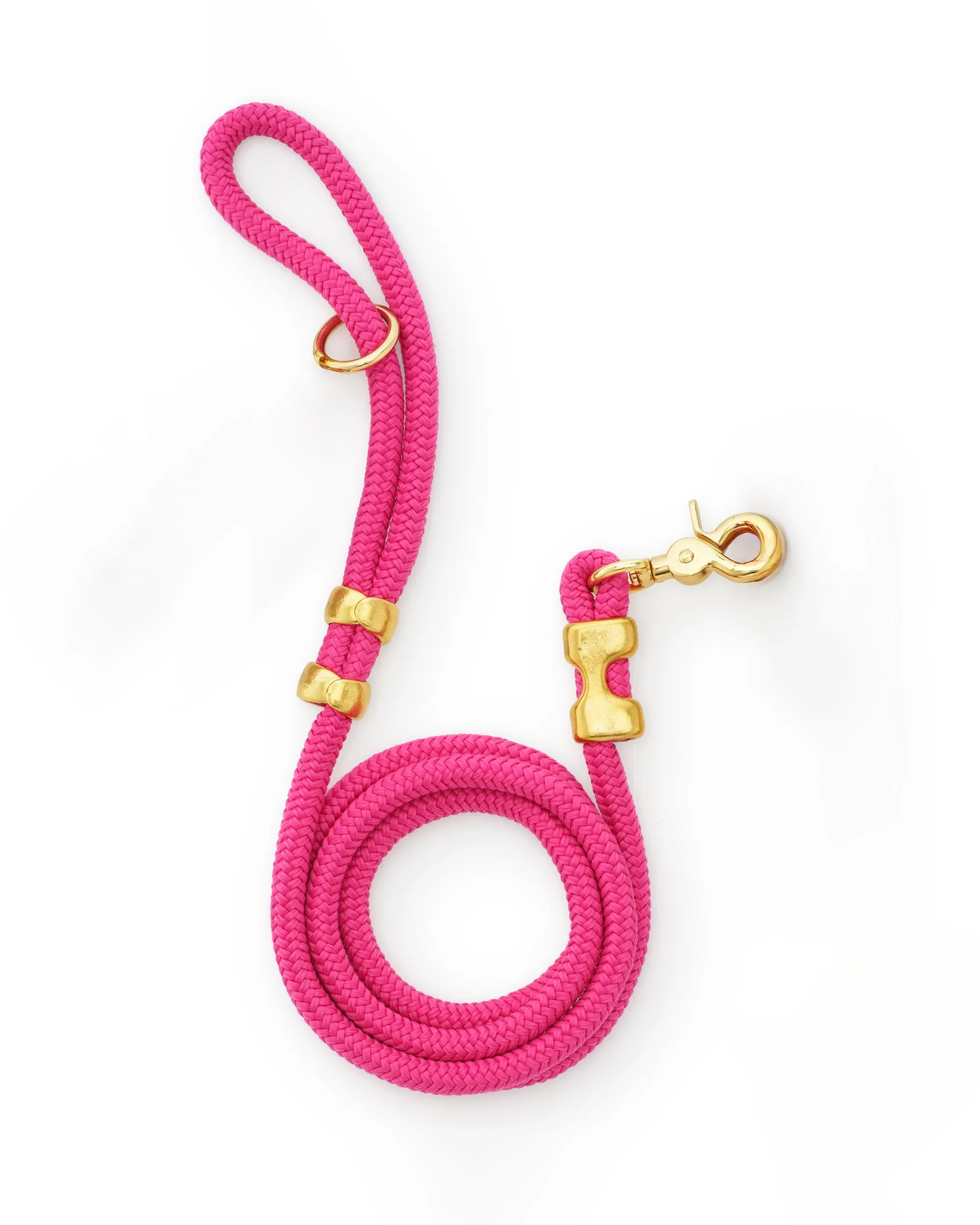 PF x The Foggy Dog - Marine Rope Dog Leash - Hot Pink