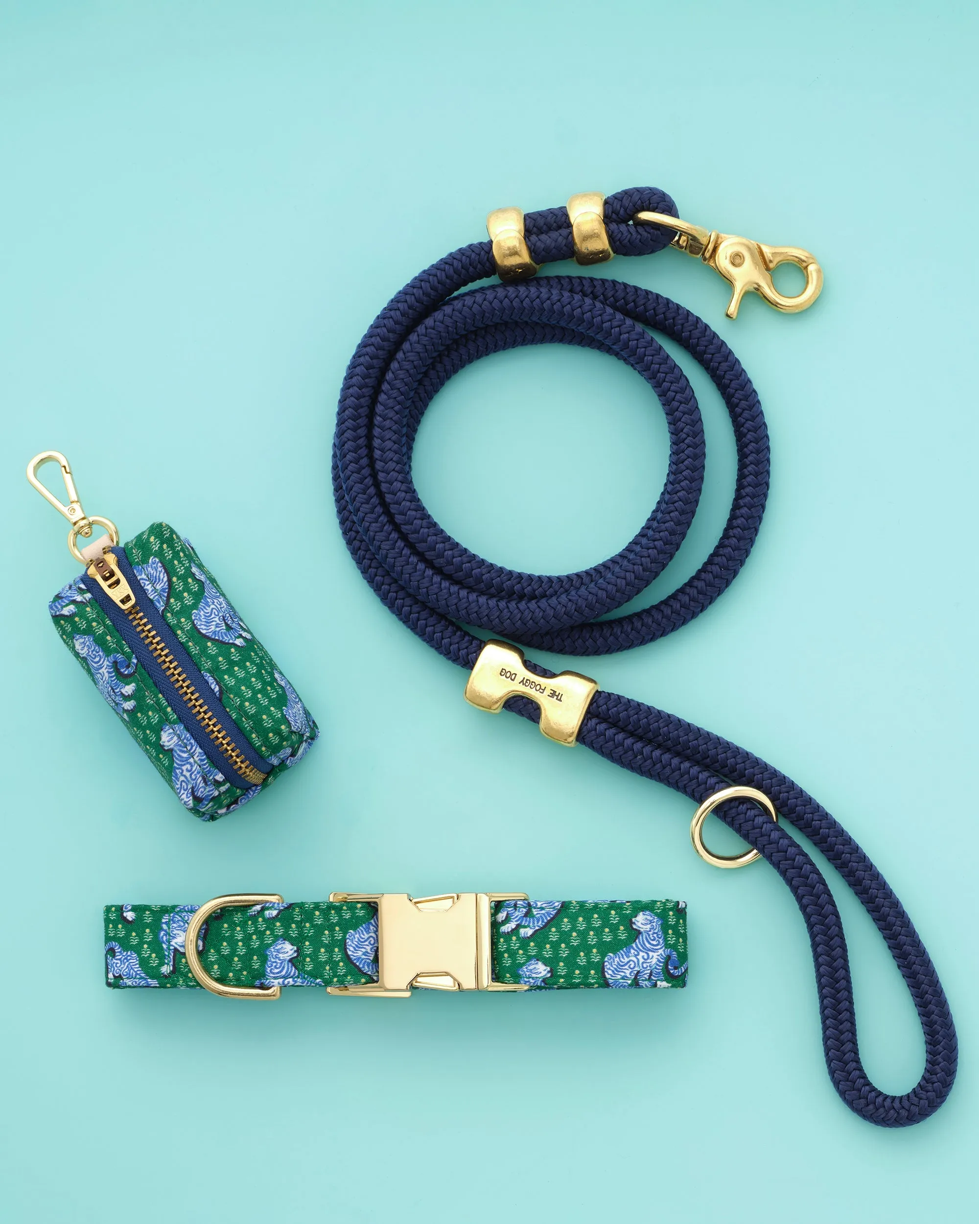 PF x The Foggy Dog - Marine Rope Dog Leash - Ocean