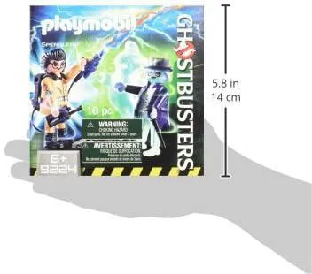 PLAYMOBIL Ghostbusters Spengler and Ghost: Includes Proton Pack & Proton Wand