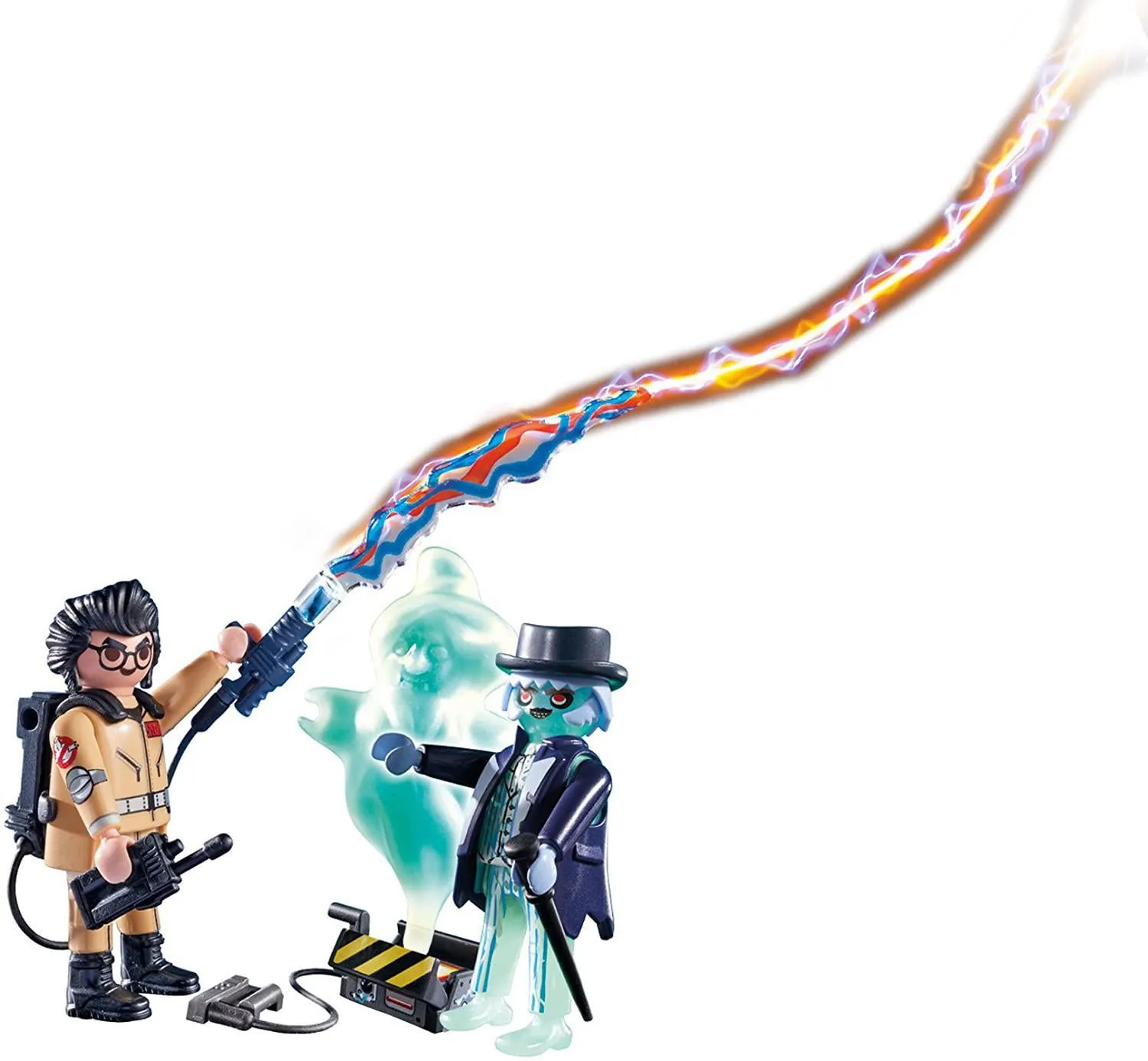 PLAYMOBIL Ghostbusters Spengler and Ghost: Includes Proton Pack & Proton Wand