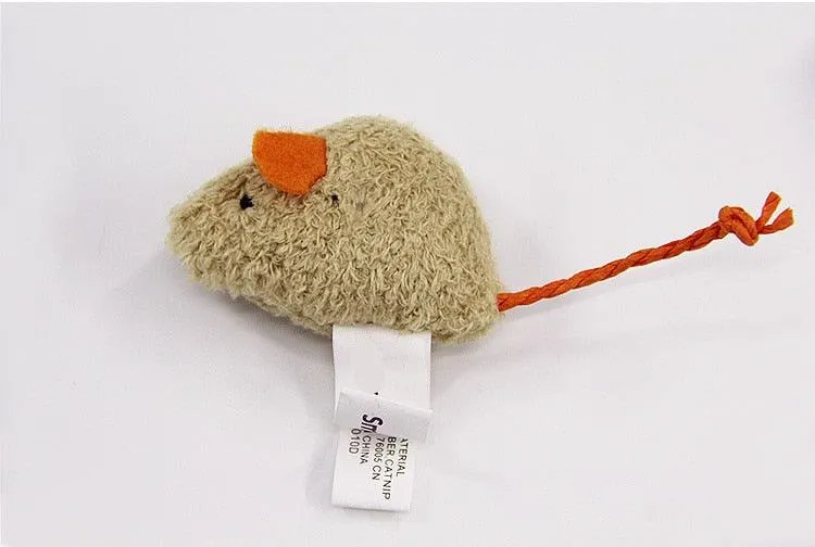 Plush Mouse Cat Toy 3 Pcs Set