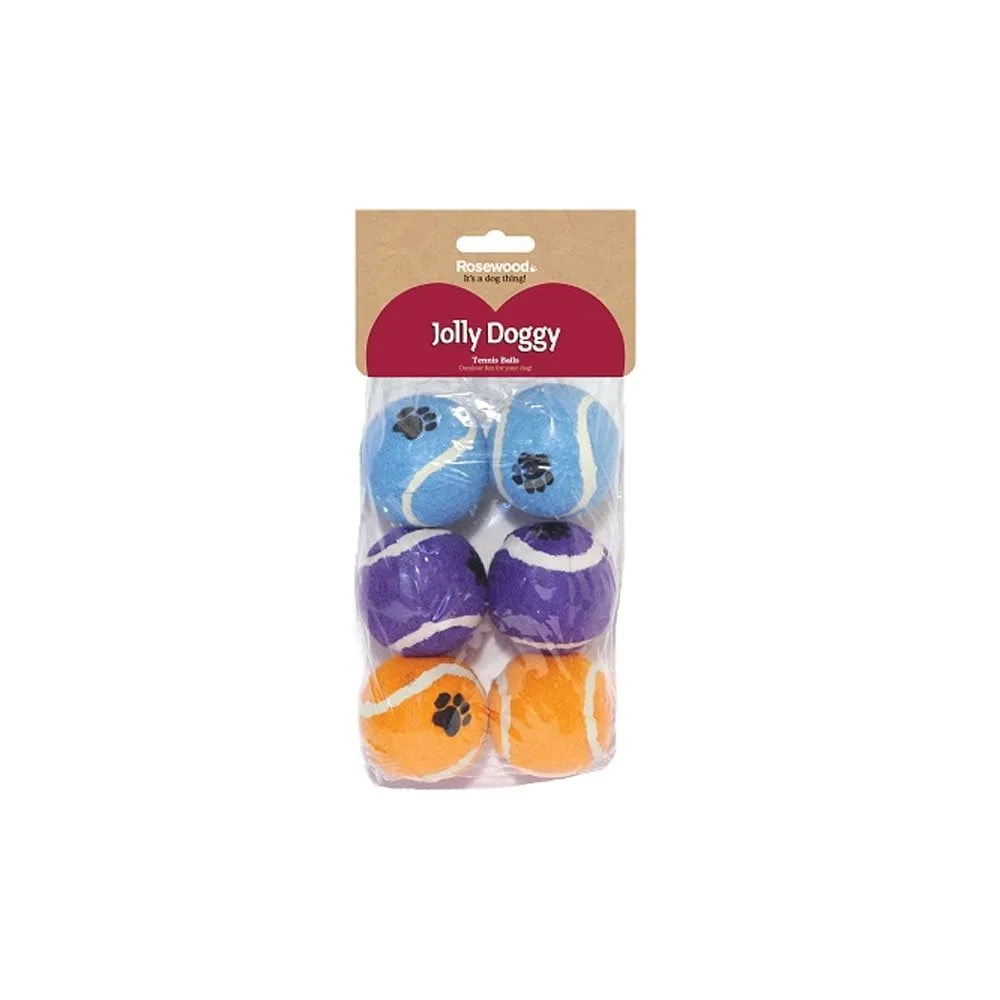 Rosewood Tennis Balls for Dogs (6 Pack)