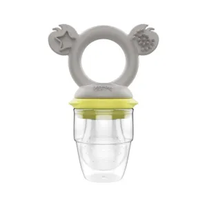 Silicone Feeder & Teether - Lemon Grey